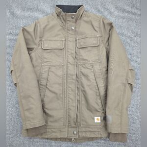 Carhartt Army Green Canvas Utility Jacket, XS, Chore, Gorpcore, Outdoor, Hiking